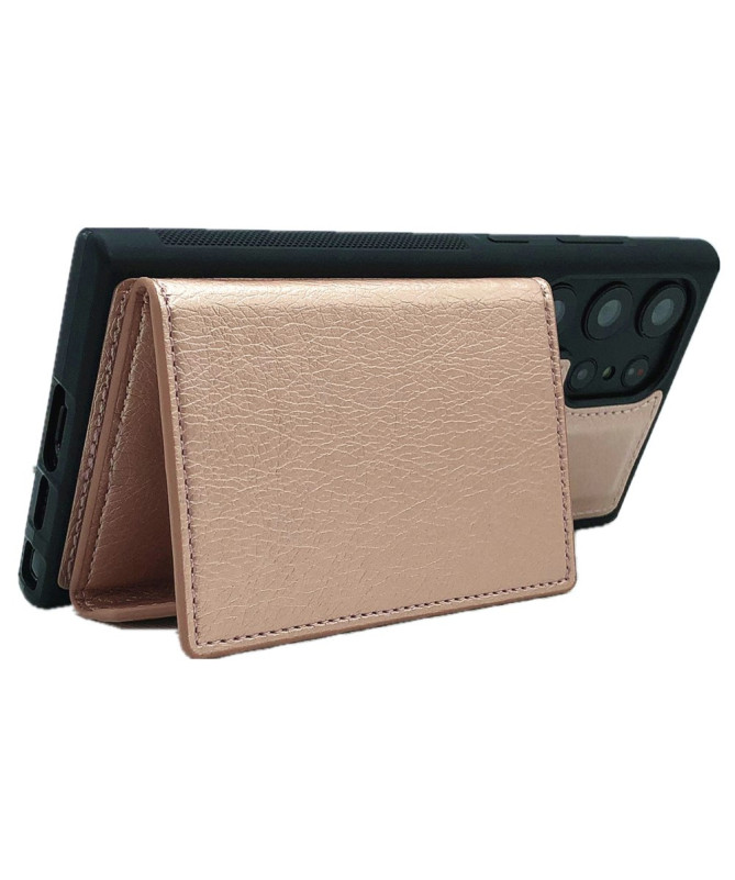 Coque Samsung Galaxy S22 Ultra 5G Porte-cartes Magnétique Amovible