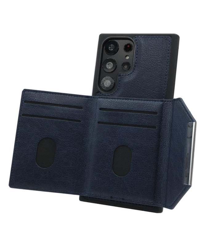 Coque Samsung Galaxy S22 Ultra 5G Porte-cartes Magnétique Amovible