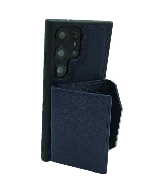 Coque Samsung Galaxy S22 Ultra 5G Porte-cartes Magnétique Amovible