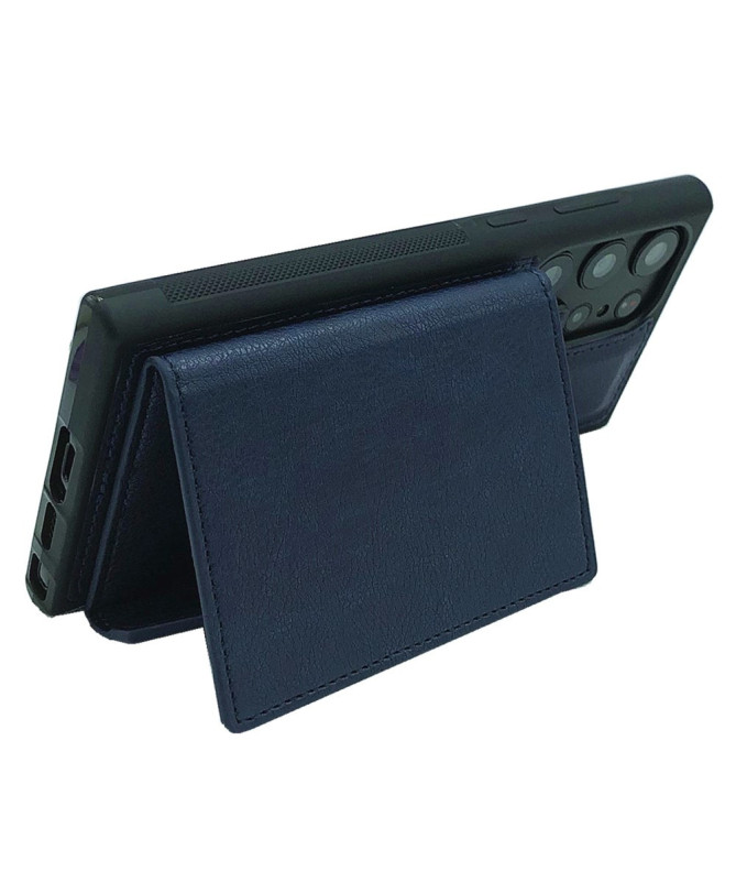 Coque Samsung Galaxy S22 Ultra 5G Porte-cartes Magnétique Amovible