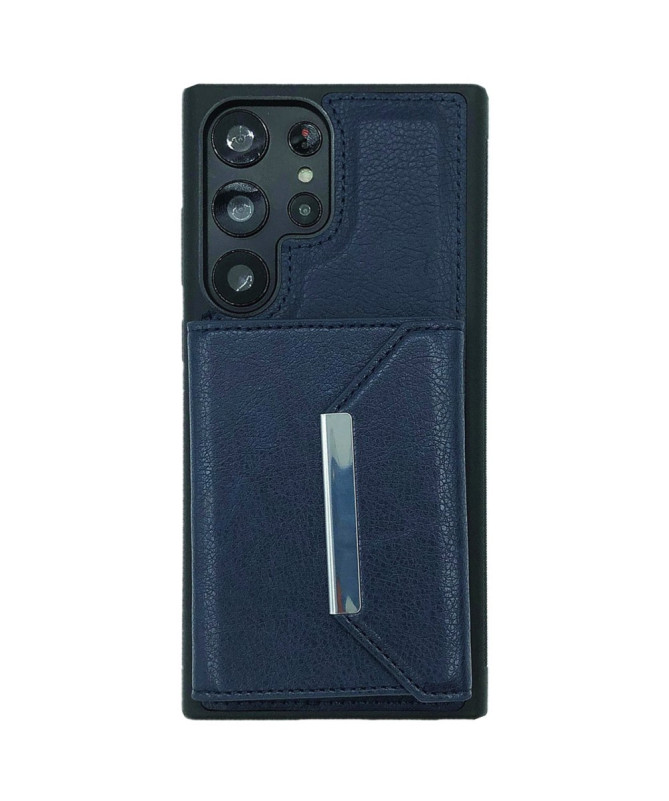 Coque Samsung Galaxy S22 Ultra 5G Porte-cartes Magnétique Amovible