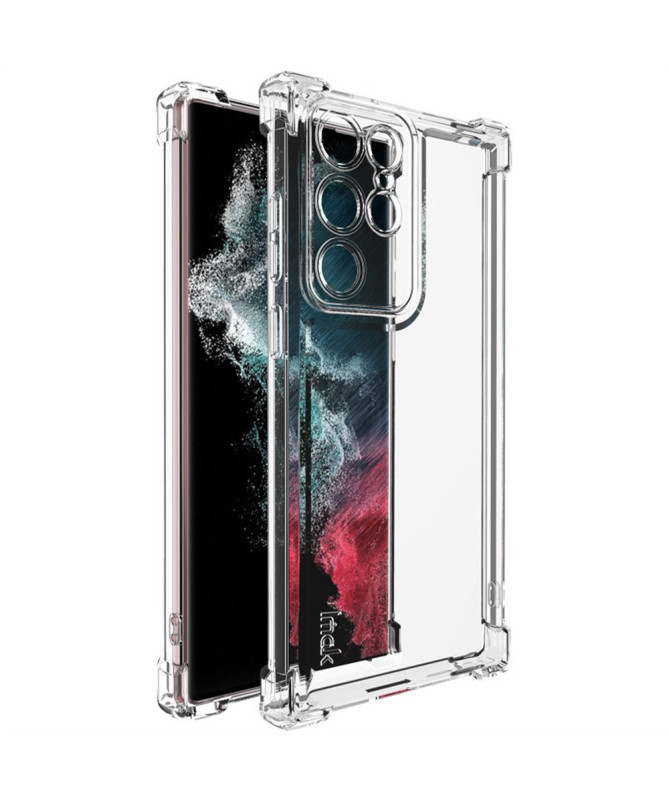 Coque Samsung Galaxy S22 Ultra 5G Coins Renforcés Imak Transparente