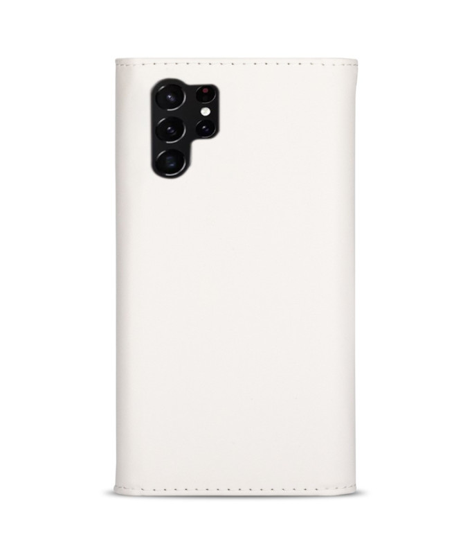 Housse Samsung Galaxy S22 Ultra Portefeuille Effet Cuir N.BEKUS