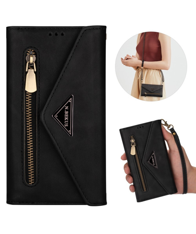 Housse Samsung Galaxy S22 Ultra Portefeuille Effet Cuir N.BEKUS