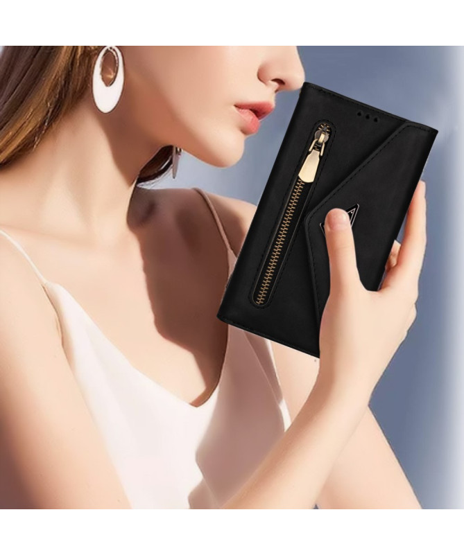 Housse Samsung Galaxy S22 Ultra Portefeuille Effet Cuir N.BEKUS