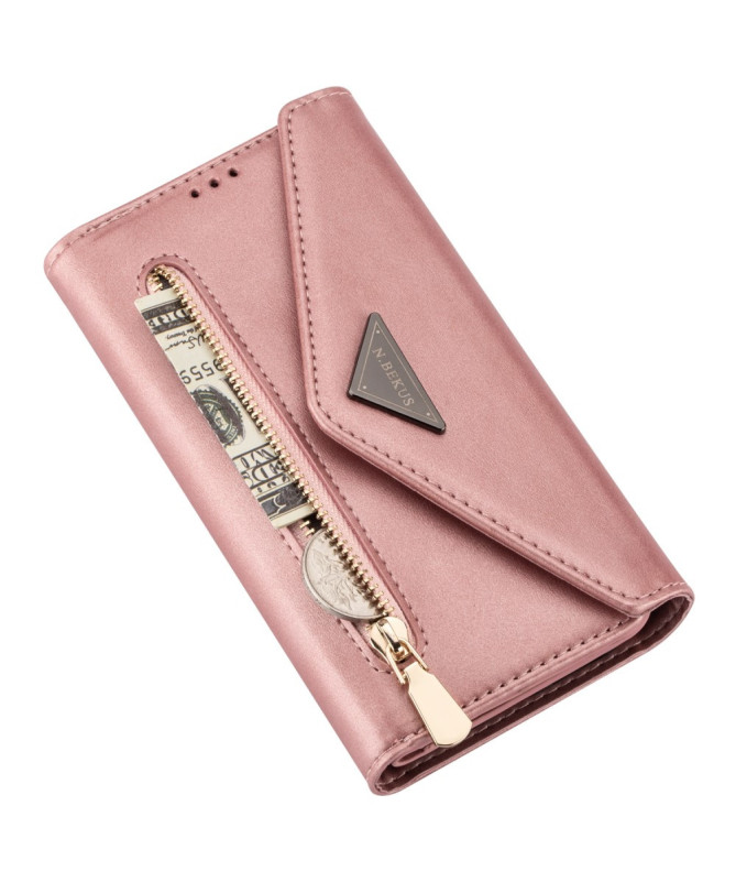 Housse Samsung Galaxy S22 Ultra Portefeuille Effet Cuir N.BEKUS