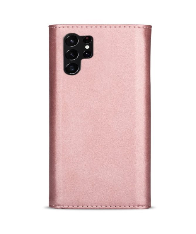 Housse Samsung Galaxy S22 Ultra Portefeuille Effet Cuir N.BEKUS