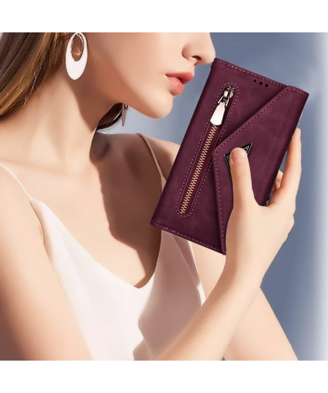 Housse Samsung Galaxy S22 Ultra Portefeuille Effet Cuir N.BEKUS