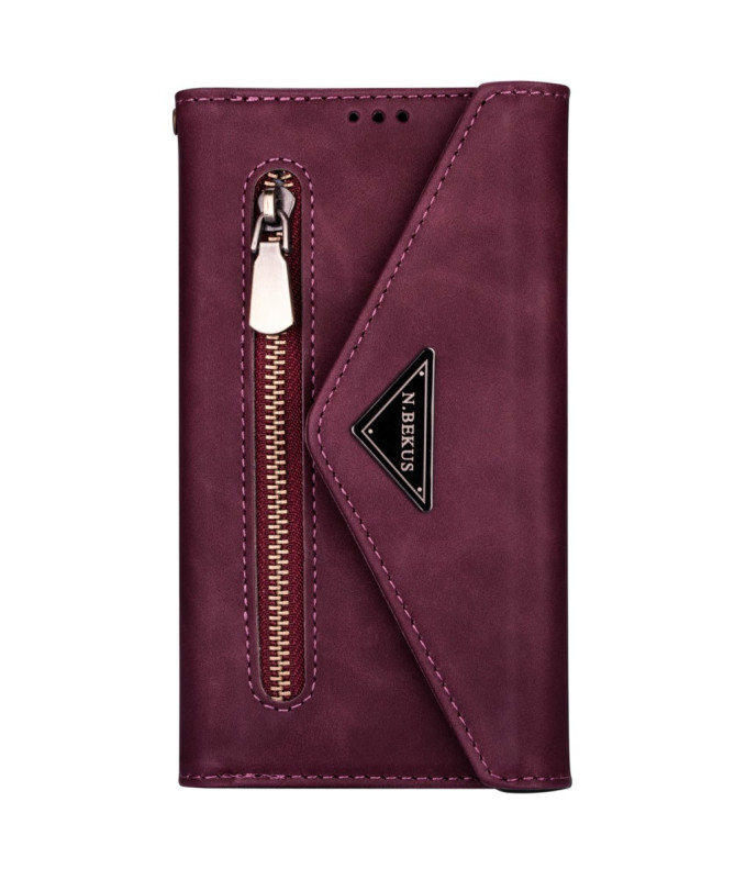 Housse Samsung Galaxy S22 Ultra Portefeuille Effet Cuir N.BEKUS