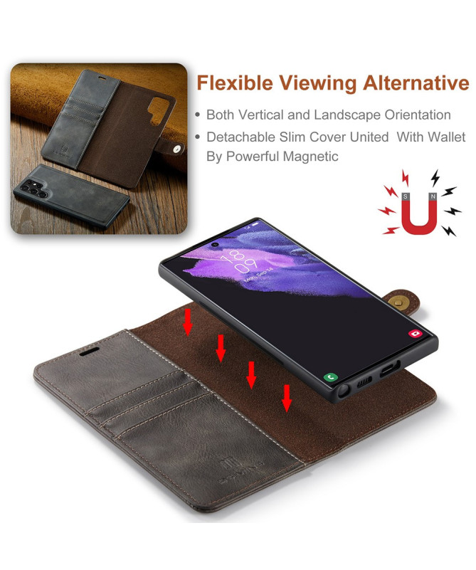 Samsung Galaxy S22 Ultra 5G - Protection 2 en 1 housse et coque détach
