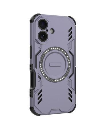 Coque iPhone 16 Magnétique | BUTTERFLY ARMOR Violet - photo 7