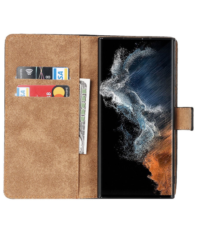Housse Samsung Galaxy S22 Ultra | Leather Fold