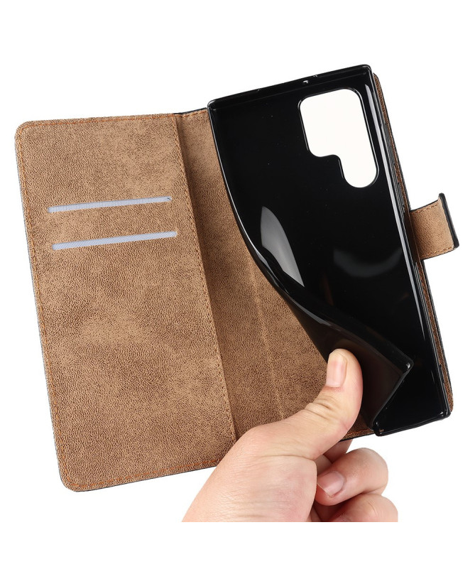 Housse Samsung Galaxy S22 Ultra | Leather Fold