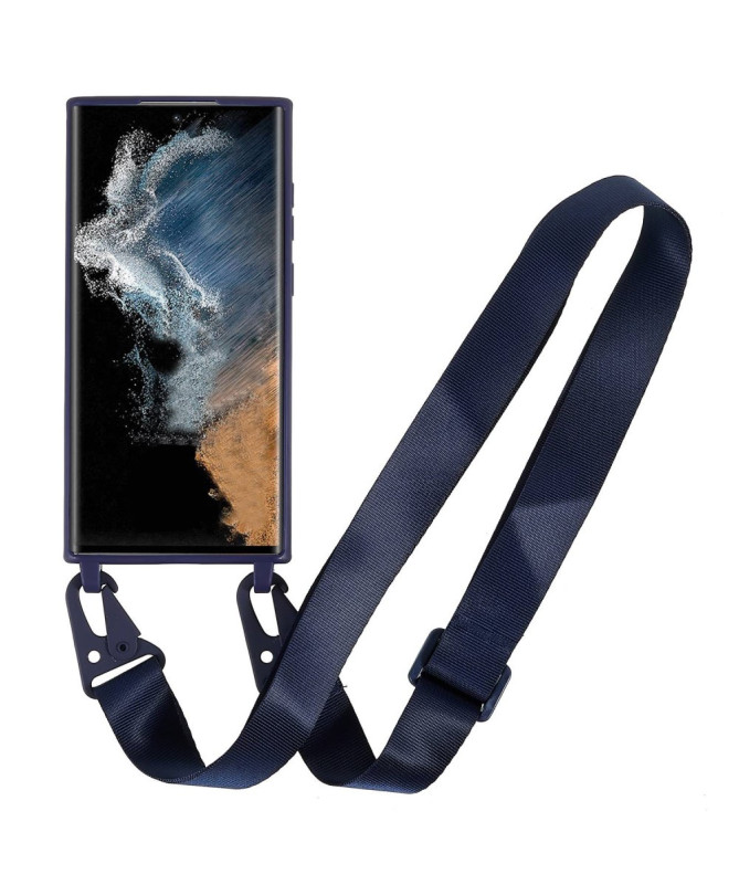 Coque Samsung Galaxy S22 Ultra 5G Protection avec sangle