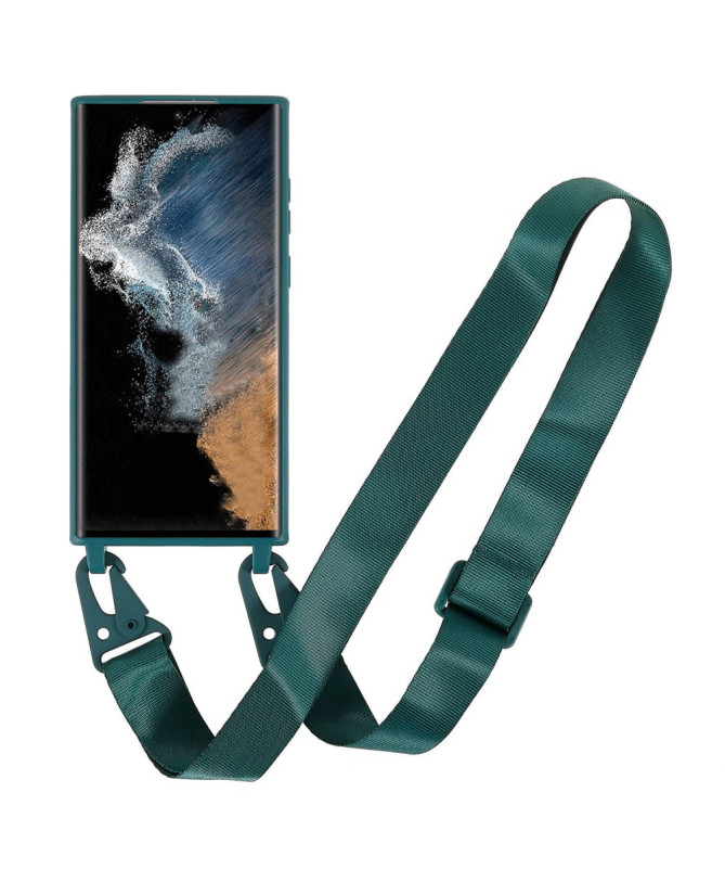 Coque Samsung Galaxy S22 Ultra 5G Protection avec sangle