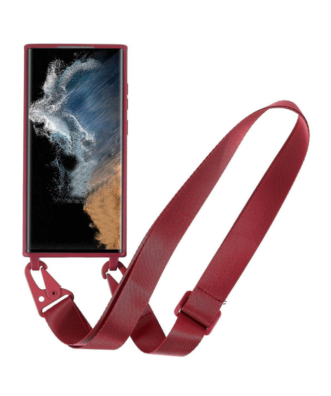 Coque Samsung Galaxy S22 Ultra 5G Protection avec sangle
