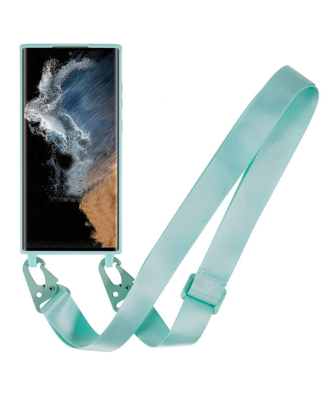 Coque Samsung Galaxy S22 Ultra 5G Protection avec sangle