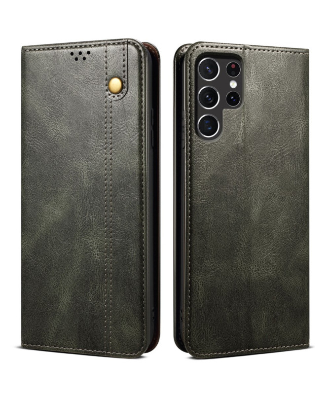 Housse Samsung Galaxy S22 Ultra 5G Ernestine coutures apparentes