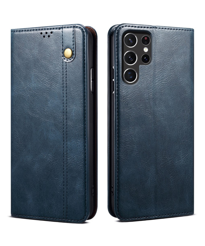 Housse Samsung Galaxy S22 Ultra 5G Ernestine coutures apparentes