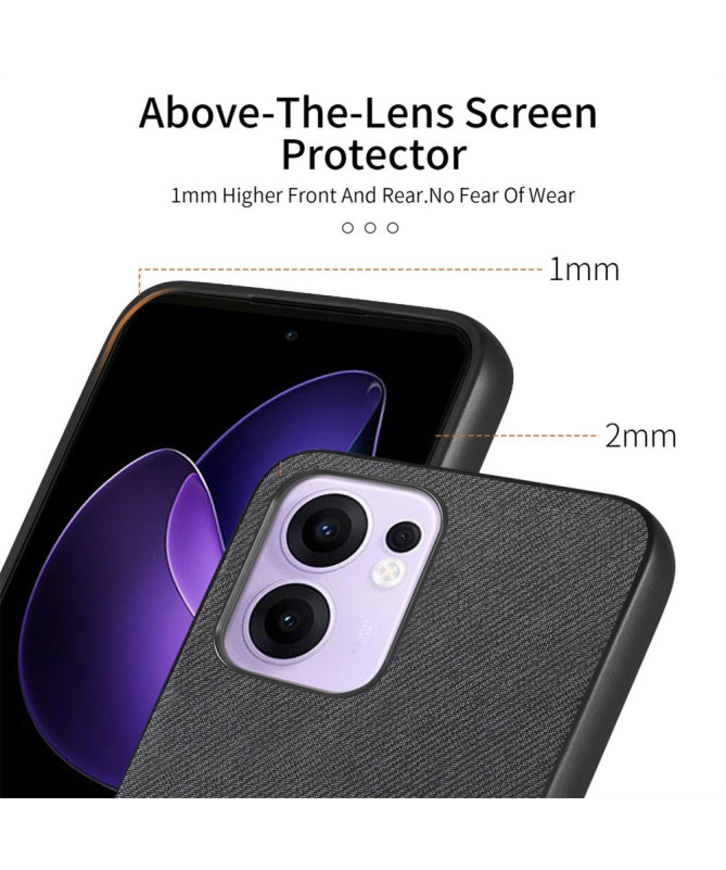 Coque Oppo Reno 13 F/FS 5G / 4G Texture Tissu Premium