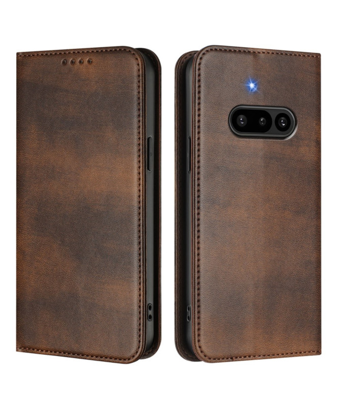 Flip Cover Nothing Phone (3a) Effet Cuir Rétro | GAVEL
