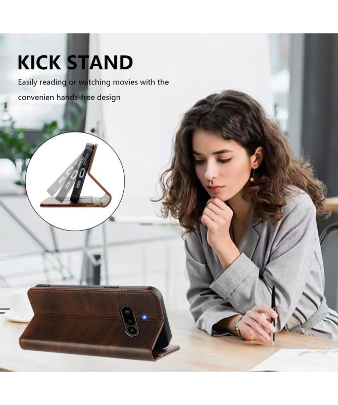Flip Cover Nothing Phone (3a) Effet Cuir Rétro | GAVEL