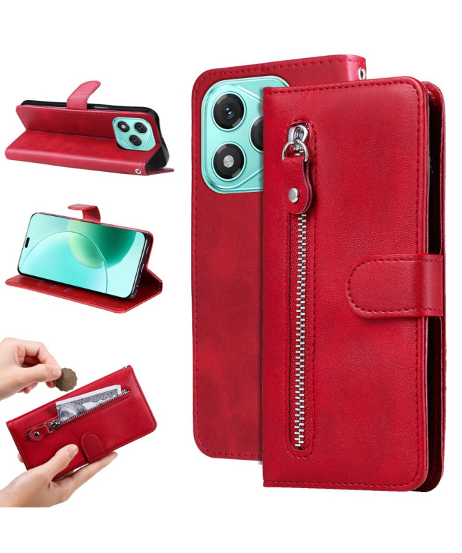 Housse Honor 400 Lite Zipper Pocket effet cuir