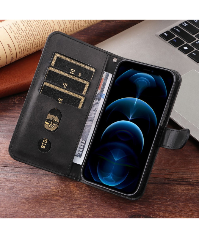 Housse Honor 400 Lite Zipper Pocket effet cuir