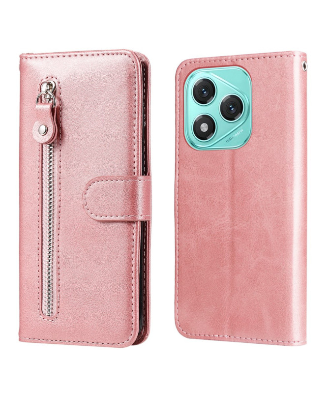 Housse Honor 400 Lite Zipper Pocket effet cuir