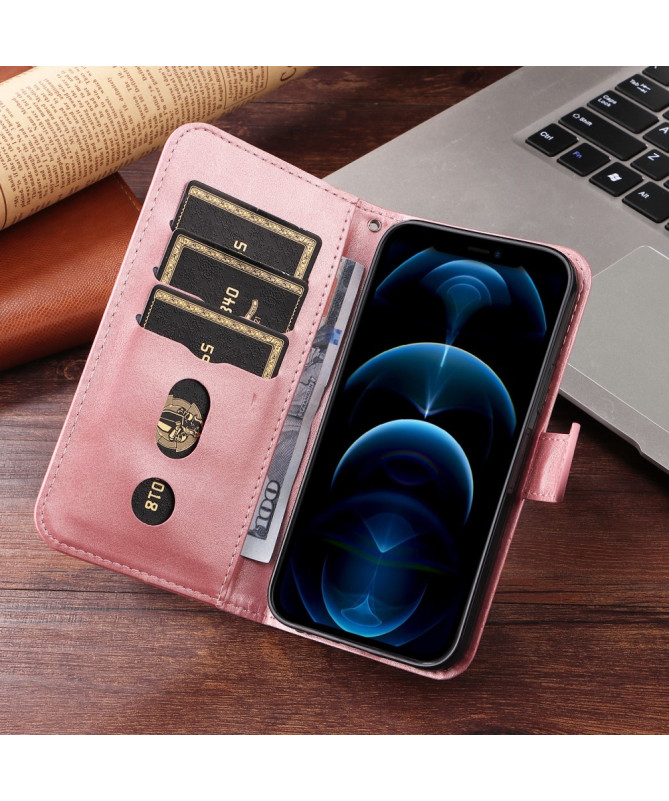 Housse Honor 400 Lite Zipper Pocket effet cuir