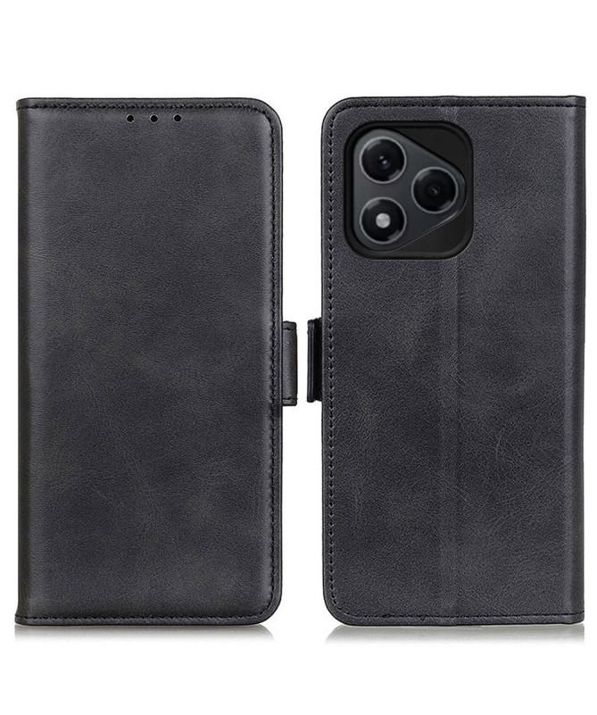 Étui Honor 400 Lite portefeuille revêtement simili cuir mat