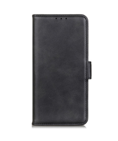 Étui Honor 400 Lite portefeuille revêtement simili cuir mat