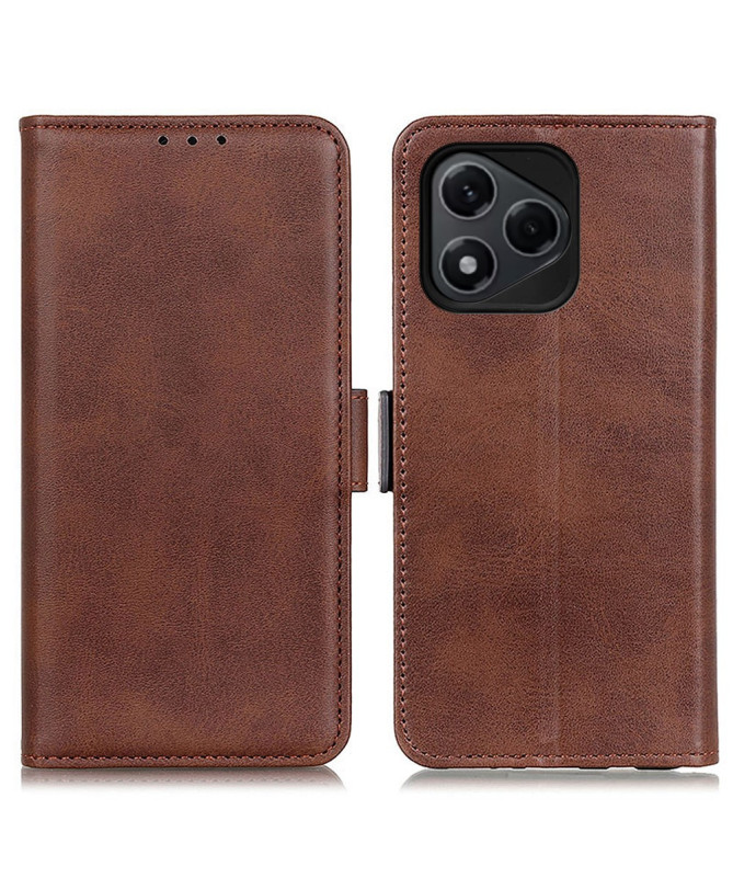 Étui Honor 400 Lite portefeuille revêtement simili cuir mat