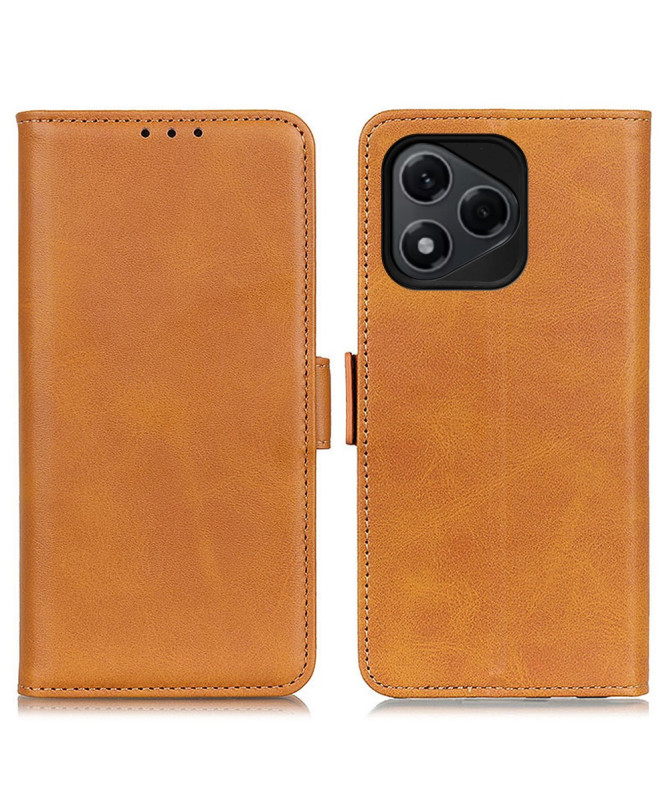 Étui Honor 400 Lite portefeuille revêtement simili cuir mat