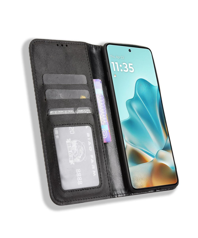 Étui Motorola Edge 60 / 60 Fusion Le Cirénius Style Cuir