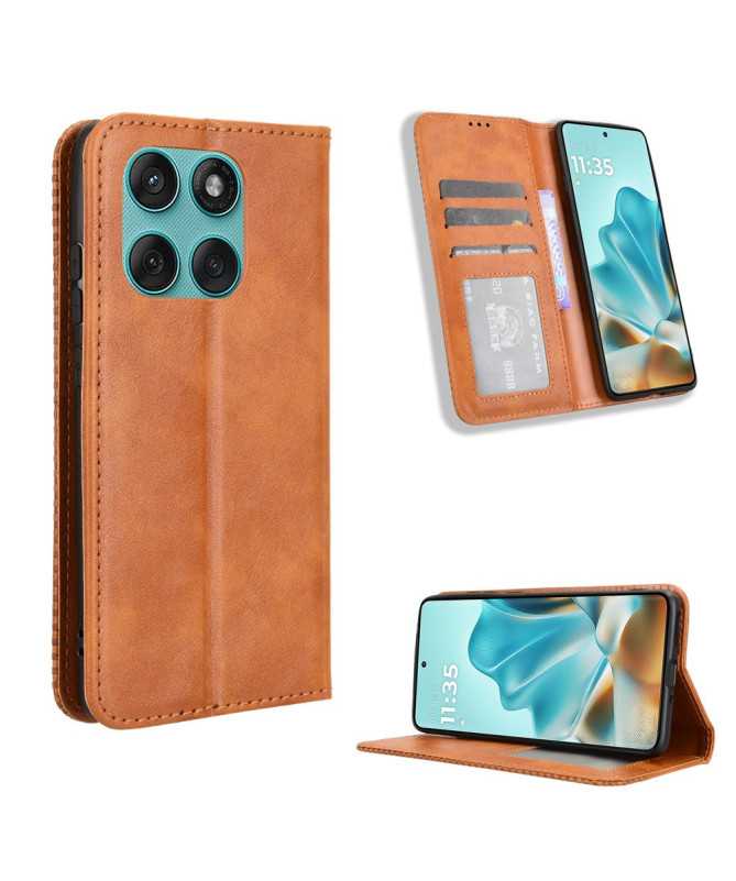 Étui Motorola Edge 60 / 60 Fusion Le Cirénius Style Cuir