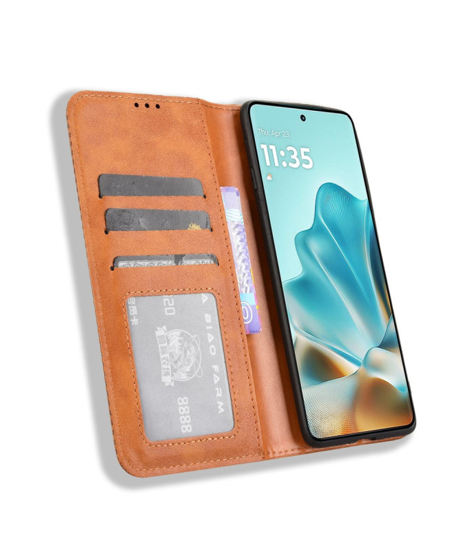 Étui Motorola Edge 60 / 60 Fusion Le Cirénius Style Cuir