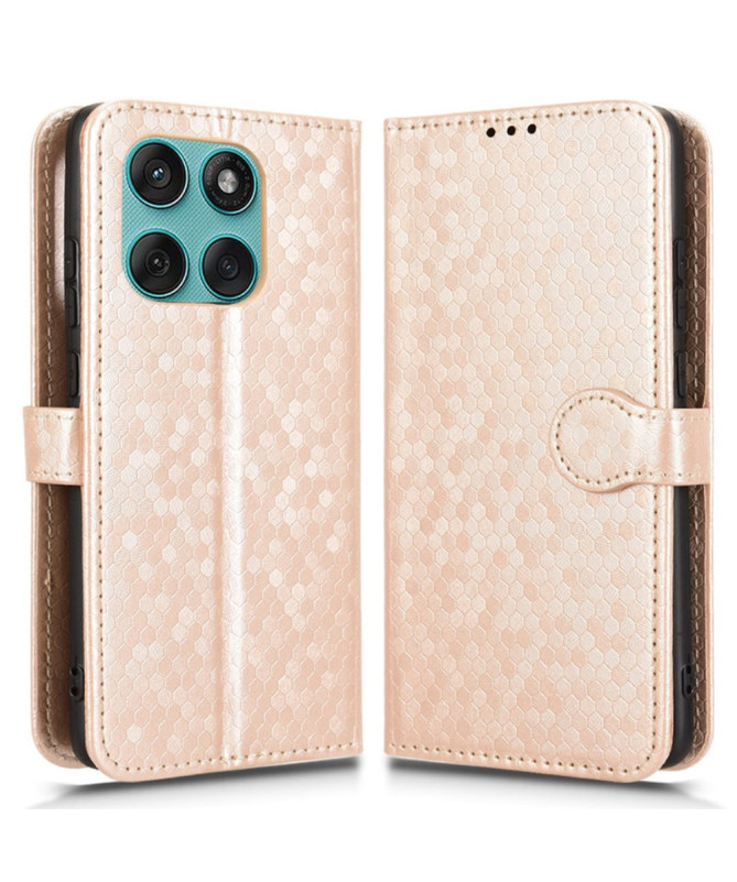 Housse Motorola Edge 60 / 60 Fusion Alvéole Porte-cartes