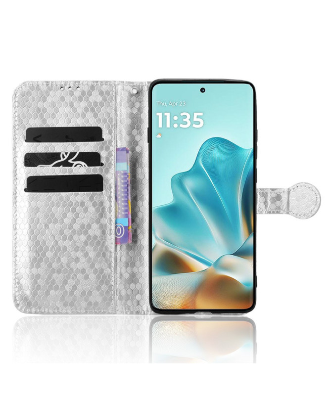Housse Motorola Edge 60 / 60 Fusion Alvéole Porte-cartes