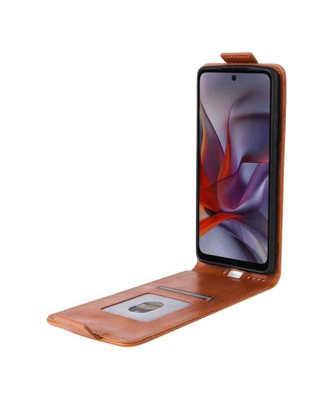 Housse Motorola Edge 60 / 60 Fusion Verticale avec Porte-Carte | MONZA