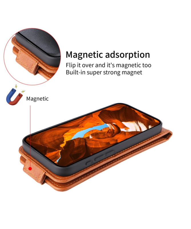 Housse Motorola Edge 60 / 60 Fusion Verticale avec Porte-Carte | MONZA