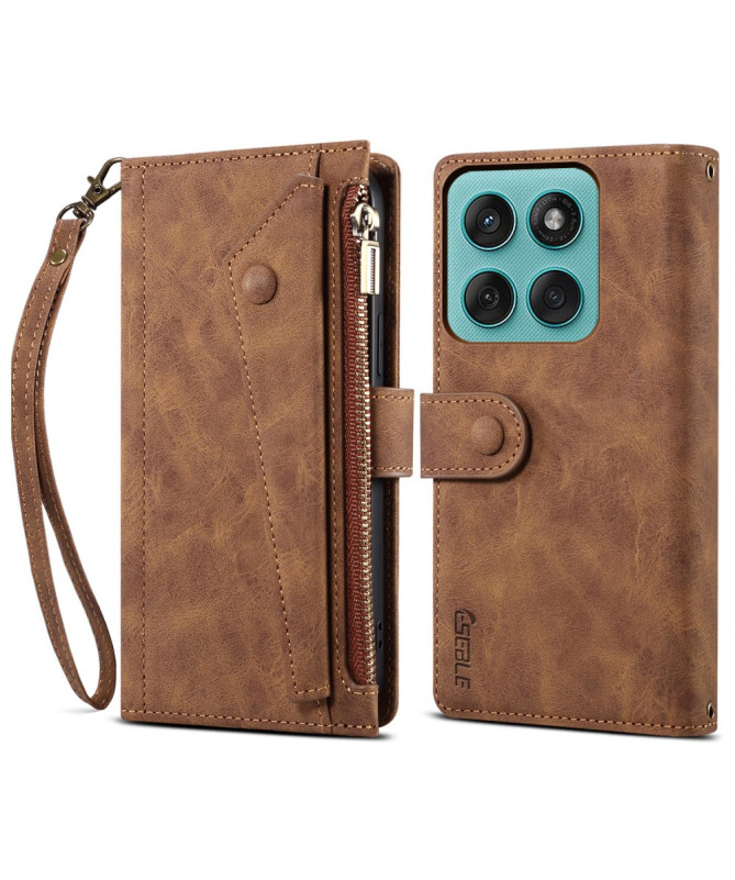 Housse Motorola Edge 60 / 60 Fusion Portefeuille à Lanière | Irène