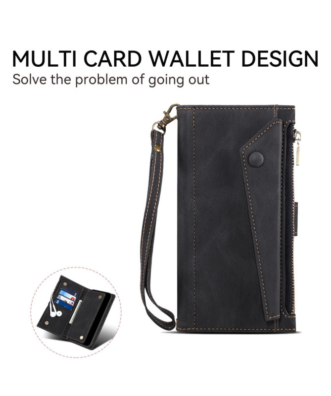 Housse Motorola Edge 60 / 60 Fusion Portefeuille à Lanière | Irène