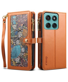 Housse Motorola Edge 60 / 60 Fusion Portefeuille à Lanière | Élise