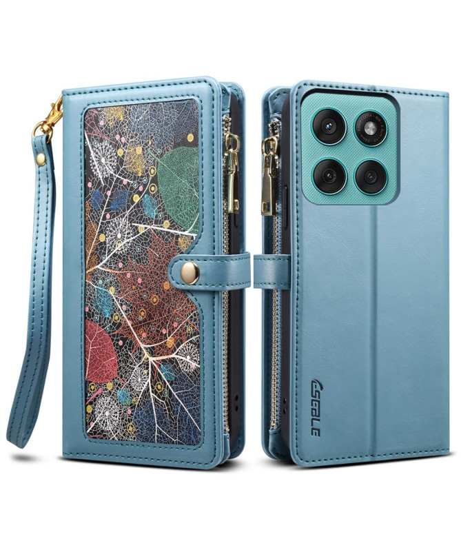 Housse Motorola Edge 60 / 60 Fusion Portefeuille à Lanière | Élodie
