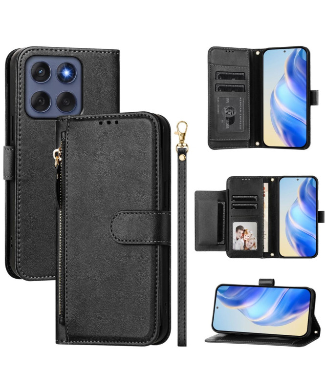 Housse Motorola Edge 60 / 60 Fusion Porte-Cartes à Lanière