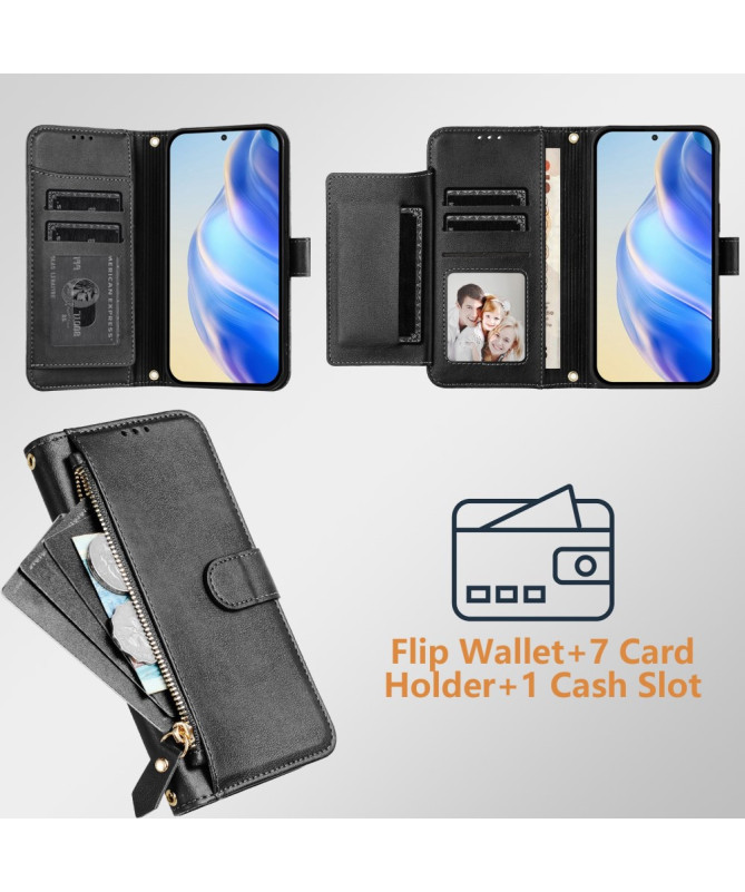 Housse Motorola Edge 60 / 60 Fusion Porte-Cartes à Lanière