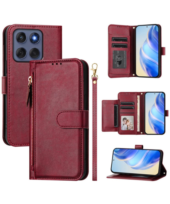Housse Motorola Edge 60 / 60 Fusion Porte-Cartes à Lanière