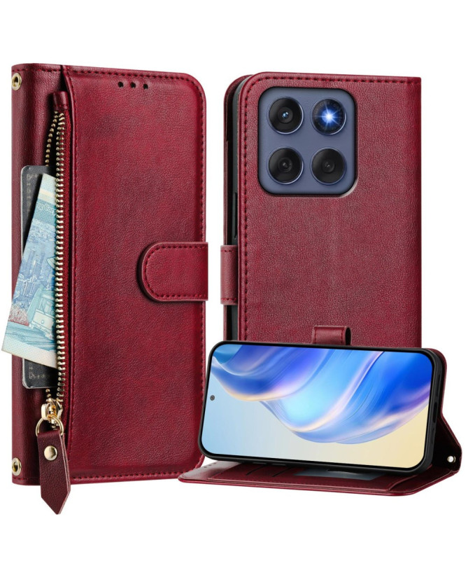 Housse Motorola Edge 60 / 60 Fusion Porte-Cartes à Lanière