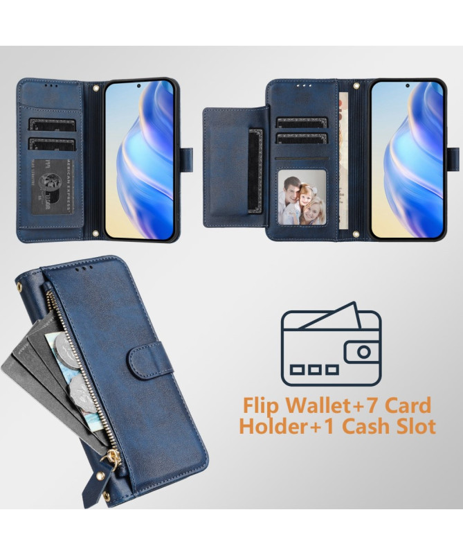 Housse Motorola Edge 60 / 60 Fusion Porte-Cartes à Lanière